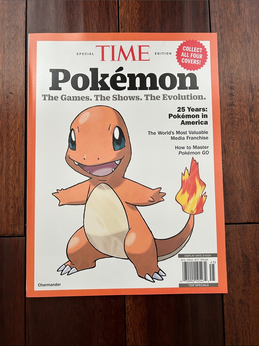 TIME Special Edition Pokémon Cover Featuring Charmander - 2024